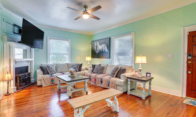 Sumter House | Sumter Vacation Rental in Historic District!