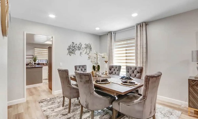 Westminster House | Cheerful 4-Bedroom Home with Indoor Fireplace