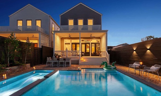 Lower Garden District House | New Stylish Renovation | Heated Pool & Hot Tub