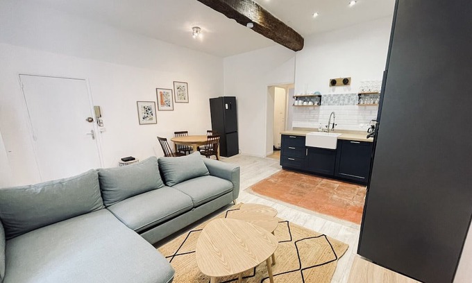 Saint - Aubin - Dupuy Apartment | Cozy nest with terrace in Toulouse