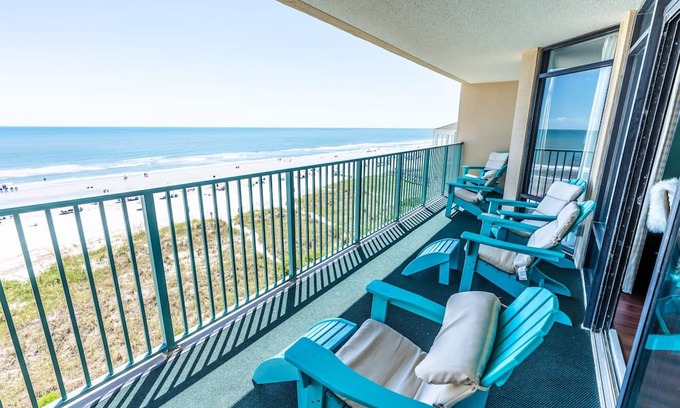 Ocean Drive Condo | Newest Verandas 5th Floor, Direct Oceanfront View!