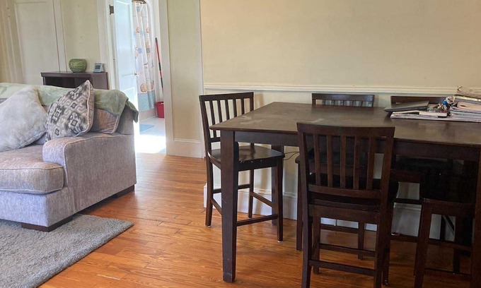 Albion Apartment | 1 bedroom apartment, king bed, in owner occupied duplex, close to highways, etc