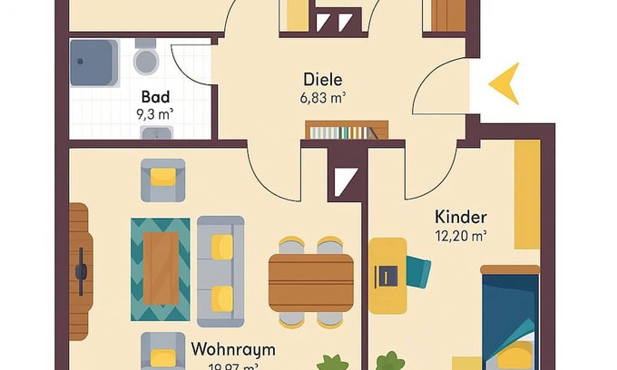 Kernstadt Apartment | Apartment on the 1st floor