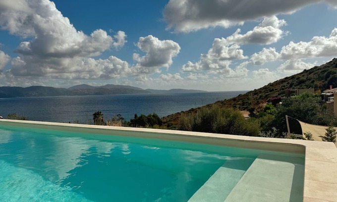 Vico Villa | Villa Casa Bianca Sagone. Family home, private pool, sea view in South Corsica.