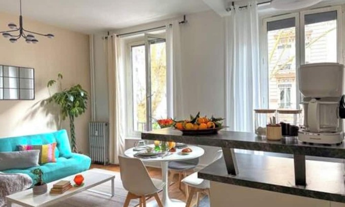 Part Dieu - Bir Hakeim Apartment | T2 elegant Lyon 3 Centre and station
