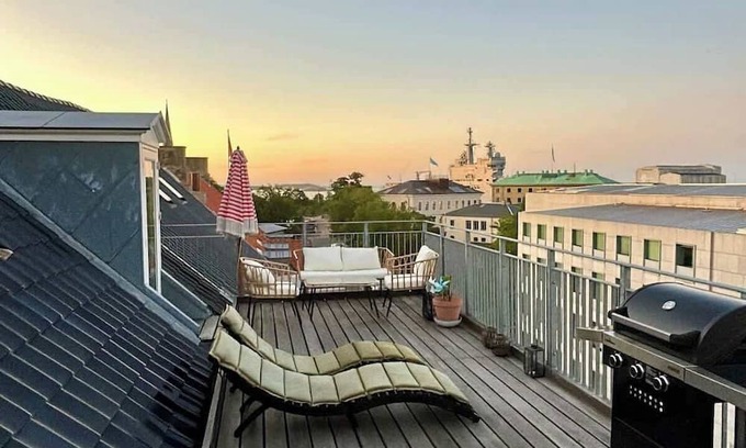 Copenhagen K Apartment | Penthouse doublex w water view