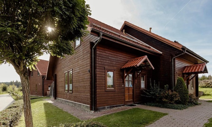 Rotacker Apartment | HAS-57 - Wooden vacation home with covered terrace (HT) - Naturerlebnisdorf